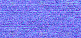 Textures   -   ARCHITECTURE   -   STONES WALLS   -   Stone walls  - Italy old wall stone texture seamless 20502 - Normal