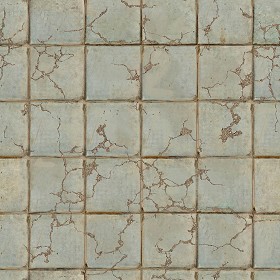 Textures   -   ARCHITECTURE   -   PAVING OUTDOOR   -   Concrete   -  Blocks damaged - Concrete paving outdoor damaged texture seamless 05502