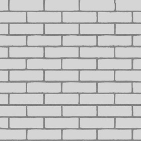 Textures   -   ARCHITECTURE   -   BRICKS   -   Facing Bricks   -   Smooth  - Facing smooth bricks texture seamless 00272 - Displacement