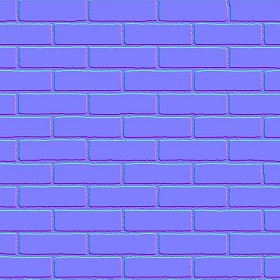 Textures   -   ARCHITECTURE   -   BRICKS   -   Facing Bricks   -   Smooth  - Facing smooth bricks texture seamless 00272 - Normal