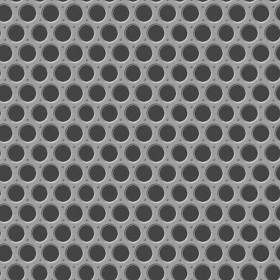 Textures   -   MATERIALS   -   METALS   -   Perforated  - Perforated metal plate texture seamless 10495 - Displacement