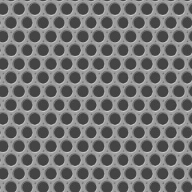 Textures   -   MATERIALS   -   METALS   -   Perforated  - Perforated metal plate texture seamless 10495 - Displacement