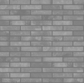 Textures   -   ARCHITECTURE   -   BRICKS   -   Facing Bricks   -   Rustic  - Rustic brick wall PBR texture seamless 22068 - Displacement