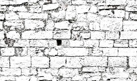 Textures   -   ARCHITECTURE   -   STONES WALLS   -   Stone walls  - Italy old stone wall medieval castle texture seamless 20505 - Bump