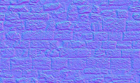 Textures   -   ARCHITECTURE   -   STONES WALLS   -   Stone walls  - Italy old stone wall medieval castle texture seamless 20505 - Normal