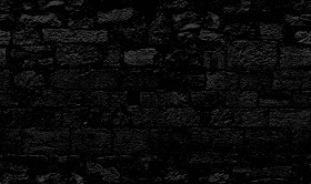 Textures   -   ARCHITECTURE   -   STONES WALLS   -   Stone walls  - Italy old stone wall medieval castle texture seamless 20505 - Specular
