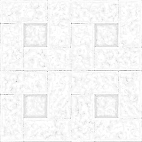 Textures   -   ARCHITECTURE   -   TILES INTERIOR   -   Marble tiles   -   Marble geometric patterns  - Black and white marble tile texture seamless 21140 - Ambient occlusion
