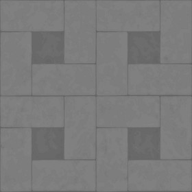 Textures   -   ARCHITECTURE   -   TILES INTERIOR   -   Marble tiles   -   Marble geometric patterns  - Black and white marble tile texture seamless 21140 - Displacement
