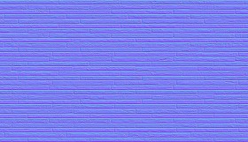 Textures   -   ARCHITECTURE   -   WALLS TILE OUTSIDE  - Clay bricks wall cladding PBR texture seamless 21724 - Normal