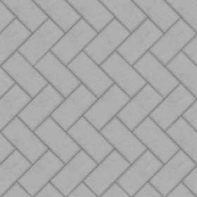 Textures   -   ARCHITECTURE   -   PAVING OUTDOOR   -   Concrete   -   Herringbone  - Concrete paving herringbone outdoor texture seamless 05813 - Displacement