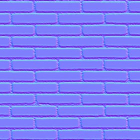 Textures   -   ARCHITECTURE   -   BRICKS   -   Colored Bricks   -   Smooth  - Texture colored bricks smooth seamless 00075 - Normal