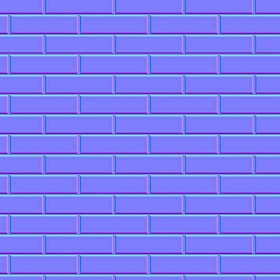 Textures   -   ARCHITECTURE   -   BRICKS   -   White Bricks  - White bricks texture seamless 00513 - Normal