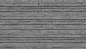 Textures   -   ARCHITECTURE   -   WALLS TILE OUTSIDE  - Clay bricks wall cladding PBR texture seamless 21726 - Displacement