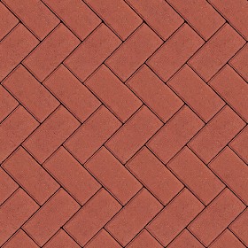 Textures   -   ARCHITECTURE   -   PAVING OUTDOOR   -   Concrete   -   Herringbone  - Concrete paving herringbone outdoor texture seamless 05814 (seamless)