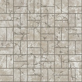Textures   -   ARCHITECTURE   -   PAVING OUTDOOR   -   Concrete   -  Blocks damaged - Concrete paving outdoor damaged texture seamless 05504