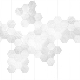 Textures   -   ARCHITECTURE   -   TILES INTERIOR   -   Hexagonal mixed  - Hexagonal tile texture seamless 18112 - Ambient occlusion