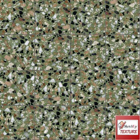 Textures   -   ARCHITECTURE   -   TILES INTERIOR   -   Terrazzo  - terrazzo floor tile PBR texture seamless 21508 (seamless)