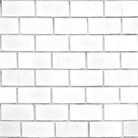 Textures   -   ARCHITECTURE   -   BRICKS   -   White Bricks  - White bricks texture seamless 00514 - Ambient occlusion