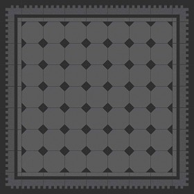 Textures   -   ARCHITECTURE   -   TILES INTERIOR   -   Cement - Encaustic   -   Cement  - Cement concrete tile texture seamless 13340 - Specular