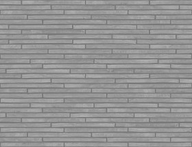 Textures   -   ARCHITECTURE   -   WALLS TILE OUTSIDE  - Clay bricks wall cladding PBR texture seamless 21727 - Displacement