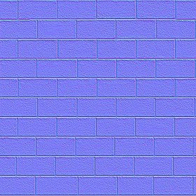 Textures   -   ARCHITECTURE   -   CONCRETE   -   Plates   -   Clean  - Clean cinder block texture seamless 01648 - Normal