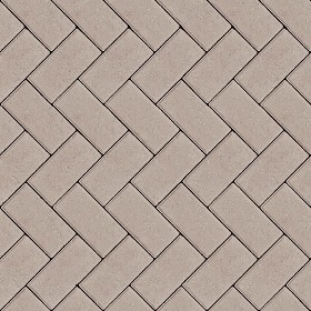 Textures   -   ARCHITECTURE   -   PAVING OUTDOOR   -   Concrete   -  Herringbone - Concrete paving herringbone outdoor texture seamless 05815