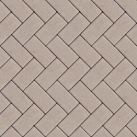 Textures   -   ARCHITECTURE   -   PAVING OUTDOOR   -   Concrete   -   Herringbone  - Concrete paving herringbone outdoor texture seamless 05815 (seamless)