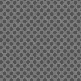 Textures   -   MATERIALS   -   METALS   -   Perforated  - Rusty copper perforated metal texture seamless 10498 - Displacement