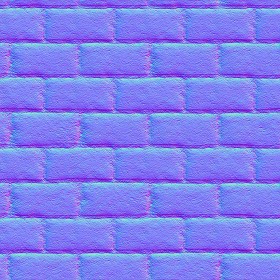 Textures   -   ARCHITECTURE   -   STONES WALLS   -   Stone blocks  - Tufo wall stone with regular blocks texture seamless 08318 - Normal