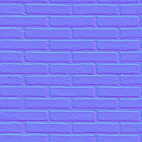 Textures   -   ARCHITECTURE   -   BRICKS   -   White Bricks  - White bricks texture seamless 00515 - Normal