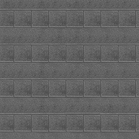 Textures   -   ARCHITECTURE   -   CONCRETE   -   Plates   -   Clean  - Concrete clean plates wall texture seamless 01649 - Displacement