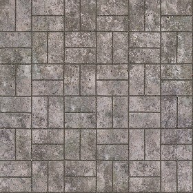 Textures   -   ARCHITECTURE   -   PAVING OUTDOOR   -   Concrete   -  Blocks damaged - Concrete paving outdoor damaged texture seamless 05506