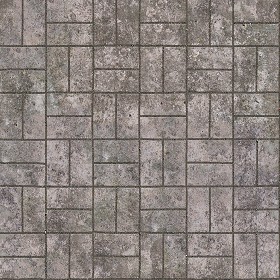 Textures   -   ARCHITECTURE   -   PAVING OUTDOOR   -   Concrete   -   Blocks damaged  - Concrete paving outdoor damaged texture seamless 05506 (seamless)