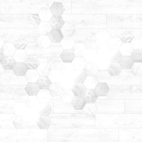 Textures   -   ARCHITECTURE   -   TILES INTERIOR   -   Hexagonal mixed  - Hexagonal tile texture seamless 18114 - Ambient occlusion