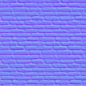 Textures   -   ARCHITECTURE   -   BRICKS   -   Colored Bricks   -   Rustic  - Texture colored bricks rustic seamless 00027 - Normal