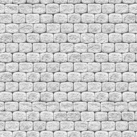 Textures   -   ARCHITECTURE   -   STONES WALLS   -   Stone blocks  - Wall stone with regular blocks texture seamless 08319 - Bump