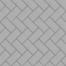 Textures   -   ARCHITECTURE   -   PAVING OUTDOOR   -   Concrete   -   Herringbone  - Concrete paving herringbone outdoor texture seamless 05817 - Displacement