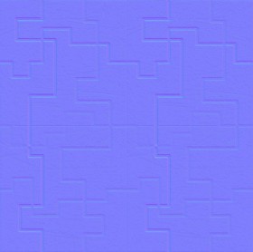 Textures   -   ARCHITECTURE   -   TILES INTERIOR   -   Design Industry  - Graffiti urban style concrete rectangular tile texture seamless 14067 - Normal