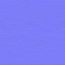 Textures   -   ARCHITECTURE   -   TILES INTERIOR   -   Hexagonal mixed  - Hexagonal tile texture seamless 18115 - Normal