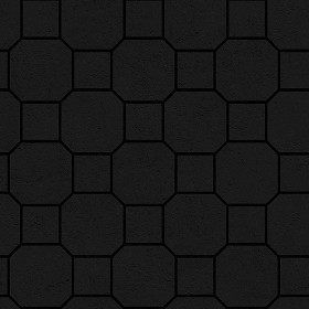 Textures   -   ARCHITECTURE   -   PAVING OUTDOOR   -   Concrete   -   Blocks mixed  - Paving concrete mixed size texture seamless 05589 - Specular