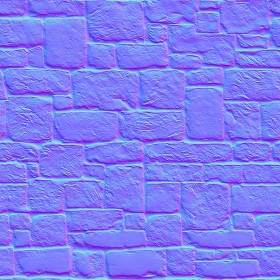 Textures   -   ARCHITECTURE   -   STONES WALLS   -   Stone blocks  - Wall stone with regular blocks texture seamless 08320 - Normal
