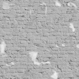 Textures   -   ARCHITECTURE   -   BRICKS   -   White Bricks  - White bricks texture seamless 00517 - Displacement