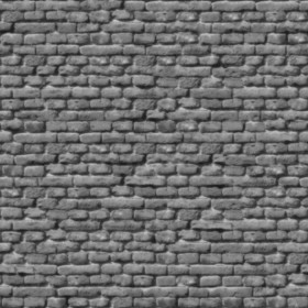 Textures   -   ARCHITECTURE   -   BRICKS   -   Dirty Bricks  - Dirty bricks texture seamless 00171 - Displacement