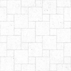 Textures   -   ARCHITECTURE   -   PAVING OUTDOOR   -   Pavers stone   -   Blocks mixed  - Pavers stone mixed size texture seamless 06116 - Ambient occlusion