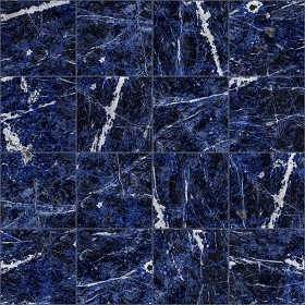 Textures   -   ARCHITECTURE   -   TILES INTERIOR   -   Marble tiles   -   Blue  - Royal blue marble tile Pbr texture seamless 22268 (seamless)