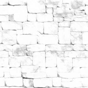 Textures   -   ARCHITECTURE   -   STONES WALLS   -   Stone blocks  - Wall stone with regular blocks texture seamless 08321 - Ambient occlusion