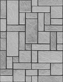 Textures   -   ARCHITECTURE   -   STONES WALLS   -   Claddings stone   -   Exterior  - Wall cladding stone texture seamless 19005 - Bump