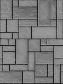 Textures   -   ARCHITECTURE   -   STONES WALLS   -   Claddings stone   -   Exterior  - Wall cladding stone texture seamless 19006 - Displacement