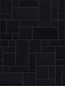 Textures   -   ARCHITECTURE   -   STONES WALLS   -   Claddings stone   -   Exterior  - Wall cladding stone texture seamless 19006 - Specular