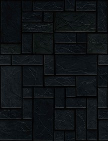 Textures   -   ARCHITECTURE   -   STONES WALLS   -   Claddings stone   -   Exterior  - Wall cladding stone texture seamless 19007 - Specular